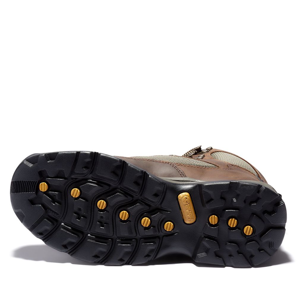 Botas de Caminhada Feminino - Timberland Chocorua Trail Mid Impermeavel - VWBFE9421 - Marrom Escuro